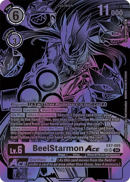 BeelStarmon ACE (Textured) (EX7-059 SR) (Foil) [Digimon LIBERATOR]