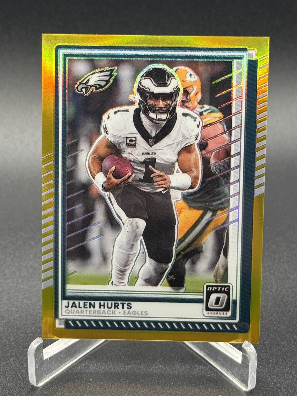 2025 Donruss Optic #14 Jalen Hurts Gold #/10