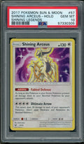 PSA (Gem MT 10) Shining Arceus-holo #57 - Pokemon Sun & Moon Shining Legends (#57330305)