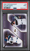 2025 Topps MVP Collection #50 Shohei Ohtani / Aaron Judge Purple Foil PSA 9