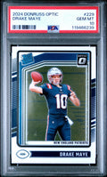 2024 Donruss Optic #229 Drake Maye PSA 10