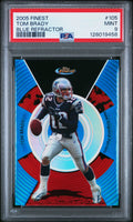 2005 Finest #105 Tom Brady Blue Refractors PSA 9 #/299