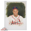 Christopher Paluso Original Joe Garagiola Art Signed By Both