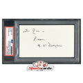 Michael Douglas Actor Signed 3x5 Index Card PSA/DNA Rare Early 1969 Signature
