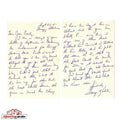 George Kell Signed Handwritten 1951 Letter Detroit Tigers
