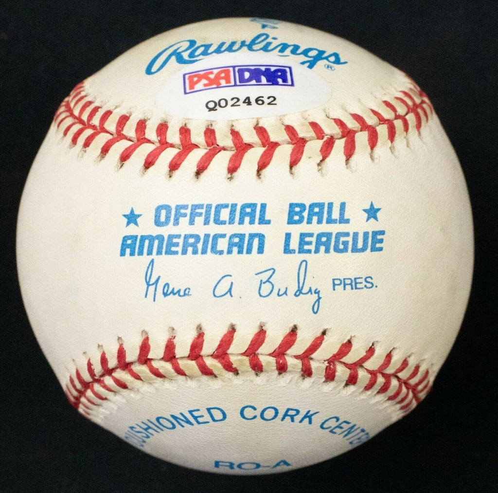 Wally Hood Signed OAL Baseball  New York Yankees 1949 Yankees PSA LOA