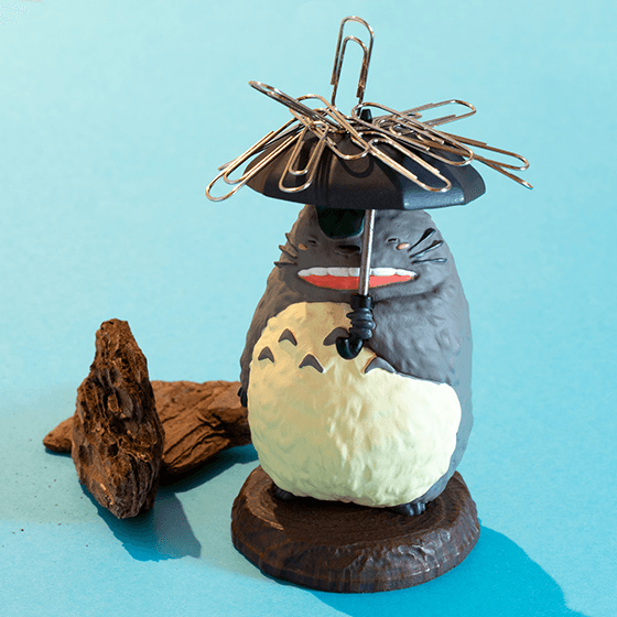 Totoro Holding Umbrella Paper Clip Holder "My Neighbor Totoro"