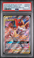 PSA 10 FA/CHRZRD. & BRXN. GX PRM-TAG TEAM GEN.PRM.COL.