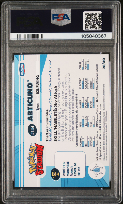 PSA 10 ARTICUNO STADIUM TIP