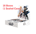 Weiss Schwarz TCG:(1 Case-18 Boxes) Anime Sword Art Online 10th Anniversary Box - SEALED