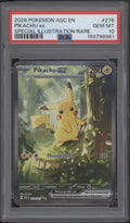 Pikachu ex Pokemon Ascended Heroes Special Illustration Rare #276 PSA 10