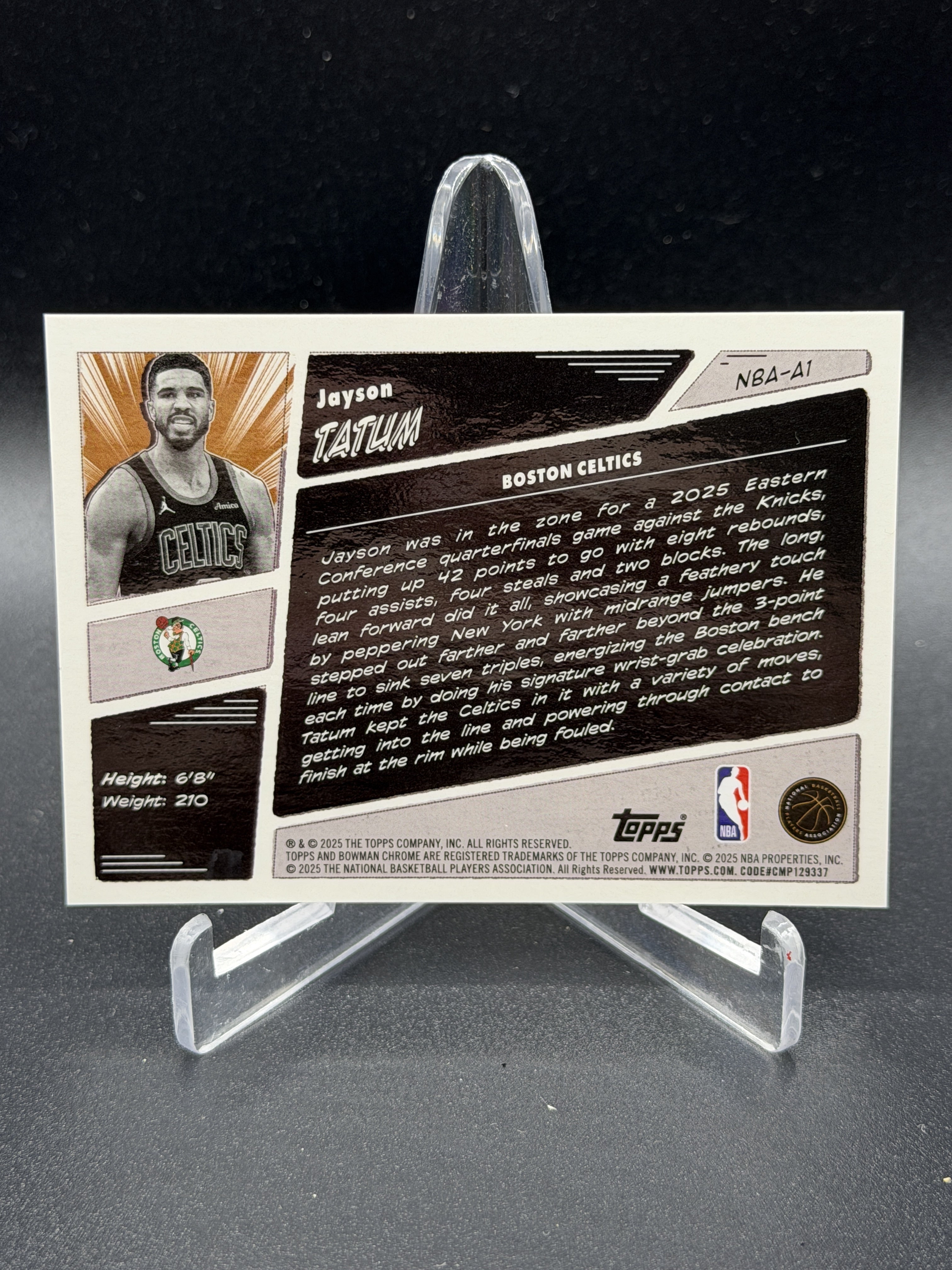 2025-26 Bowman #NBA-A1 Jayson Tatum Anime NBA