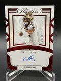 2022 Panini Flawless #RSS-CO Chris Olave Rookie Shadow Signatures Ruby #/10