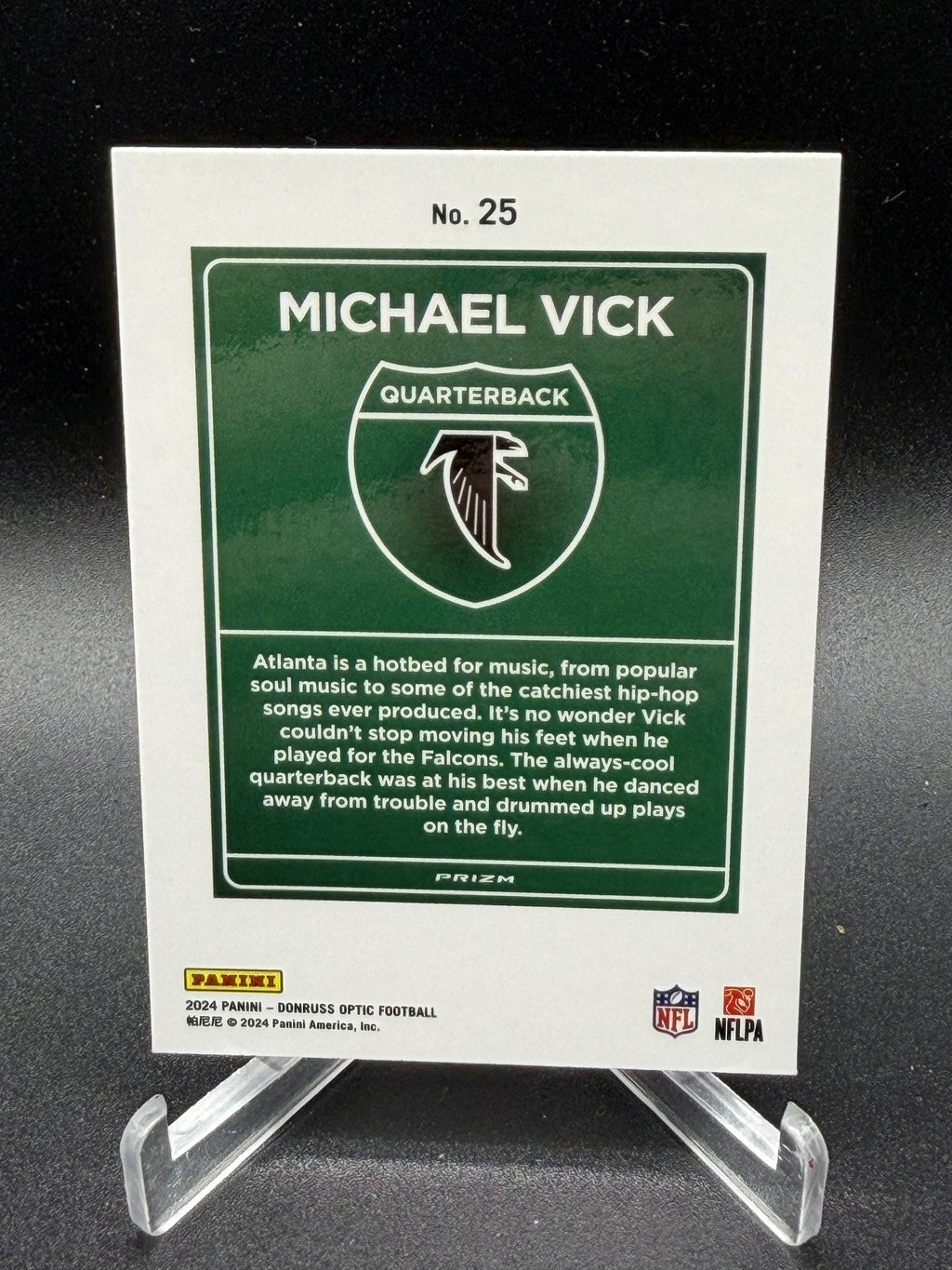 2024 Donruss Optic #25 Michael Vick Downtown!