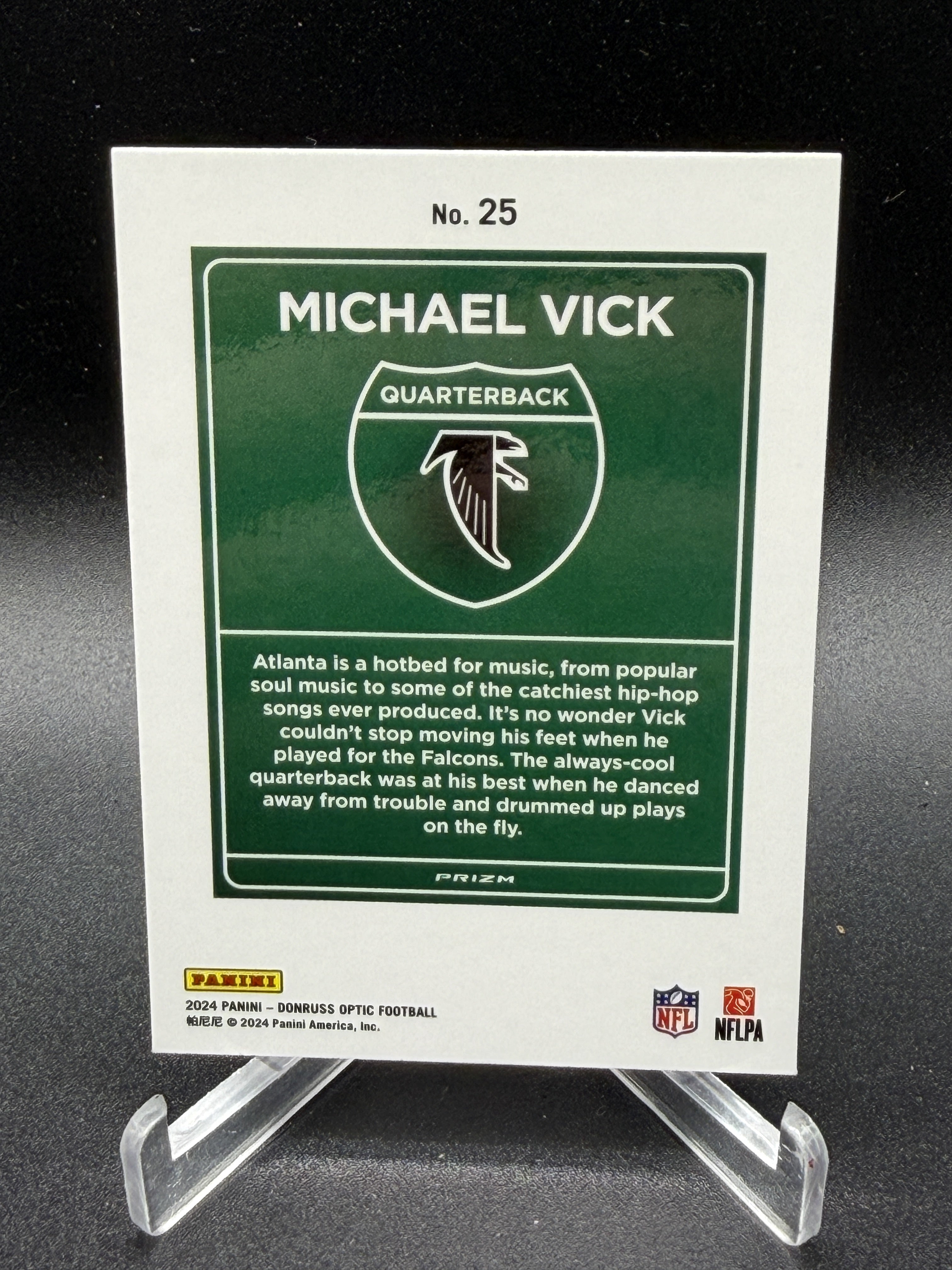 2024 Donruss Optic #25 Michael Vick Downtown!