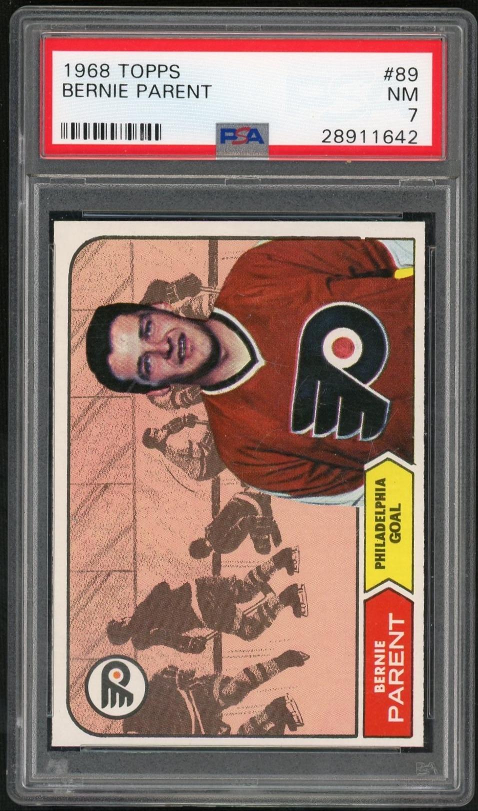 1968 Topps Bernie Parent #89 PSA 7