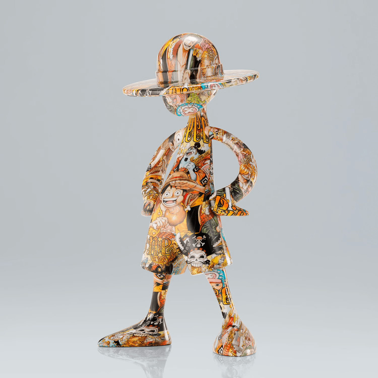 ARTCANVAS 1/8 -1000LOGS Anniversary- "ONE PIECE", TAMASHII NATIONS LUFFY's