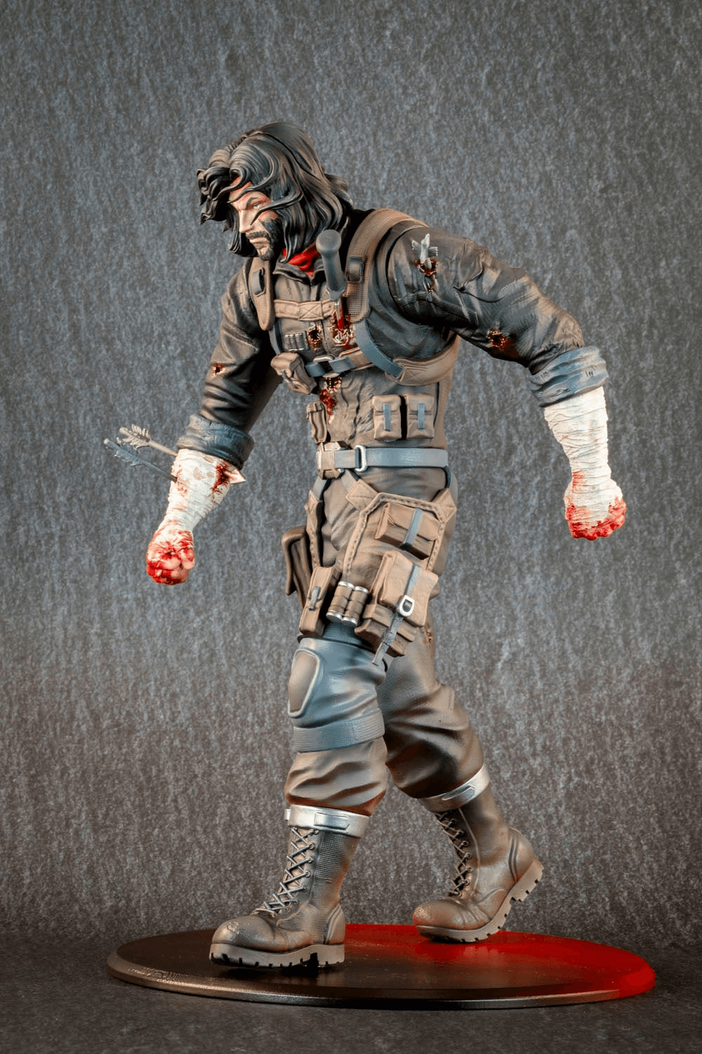 "B" - BRZRKR Comic Figure
