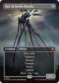 Sire of Seven Deaths (Borderless) (Mana Foil) - Foundations (FDN)