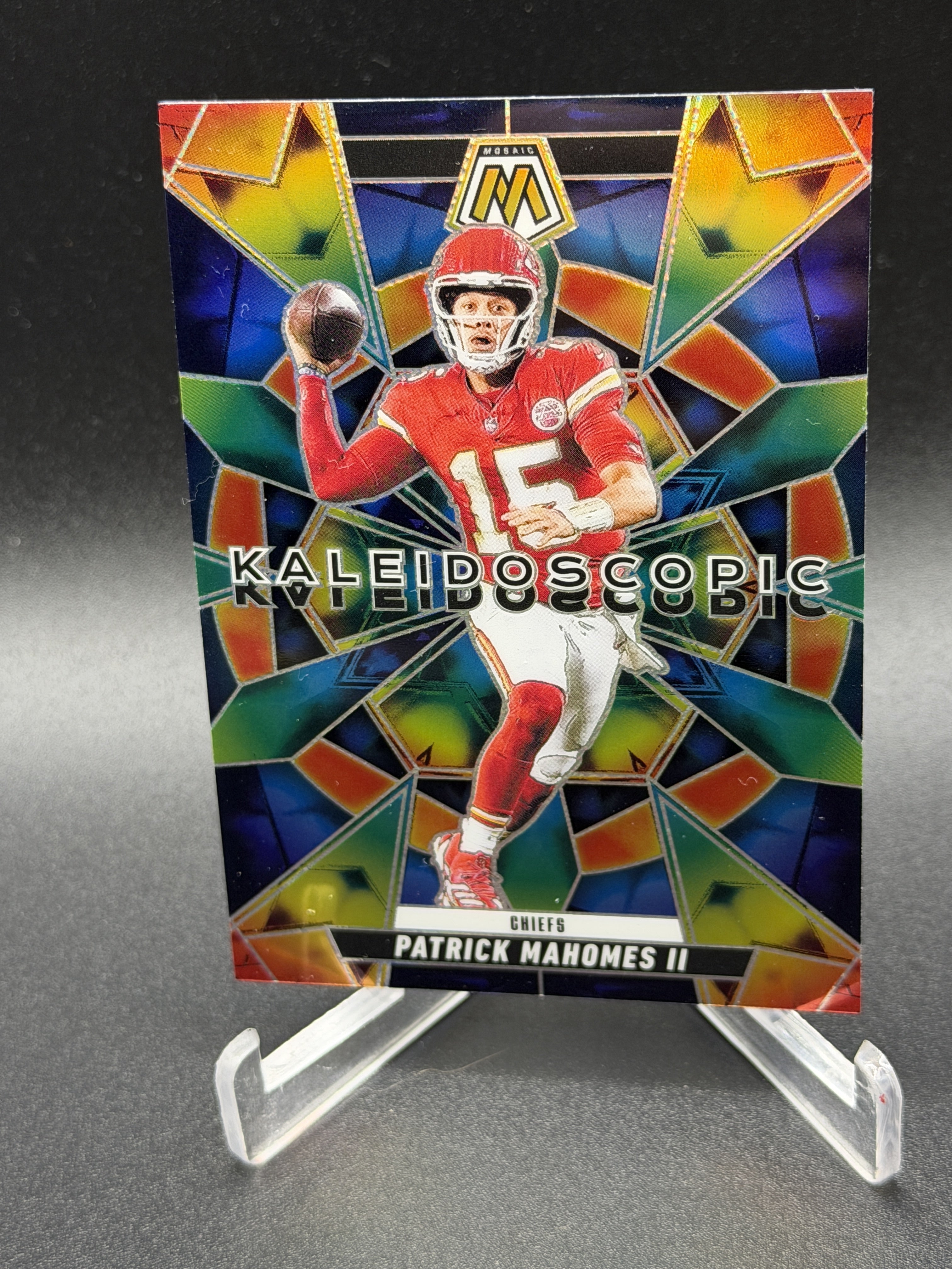 2025 Panini Mosaic #1 Patrick Mahomes II Kaleidoscopic