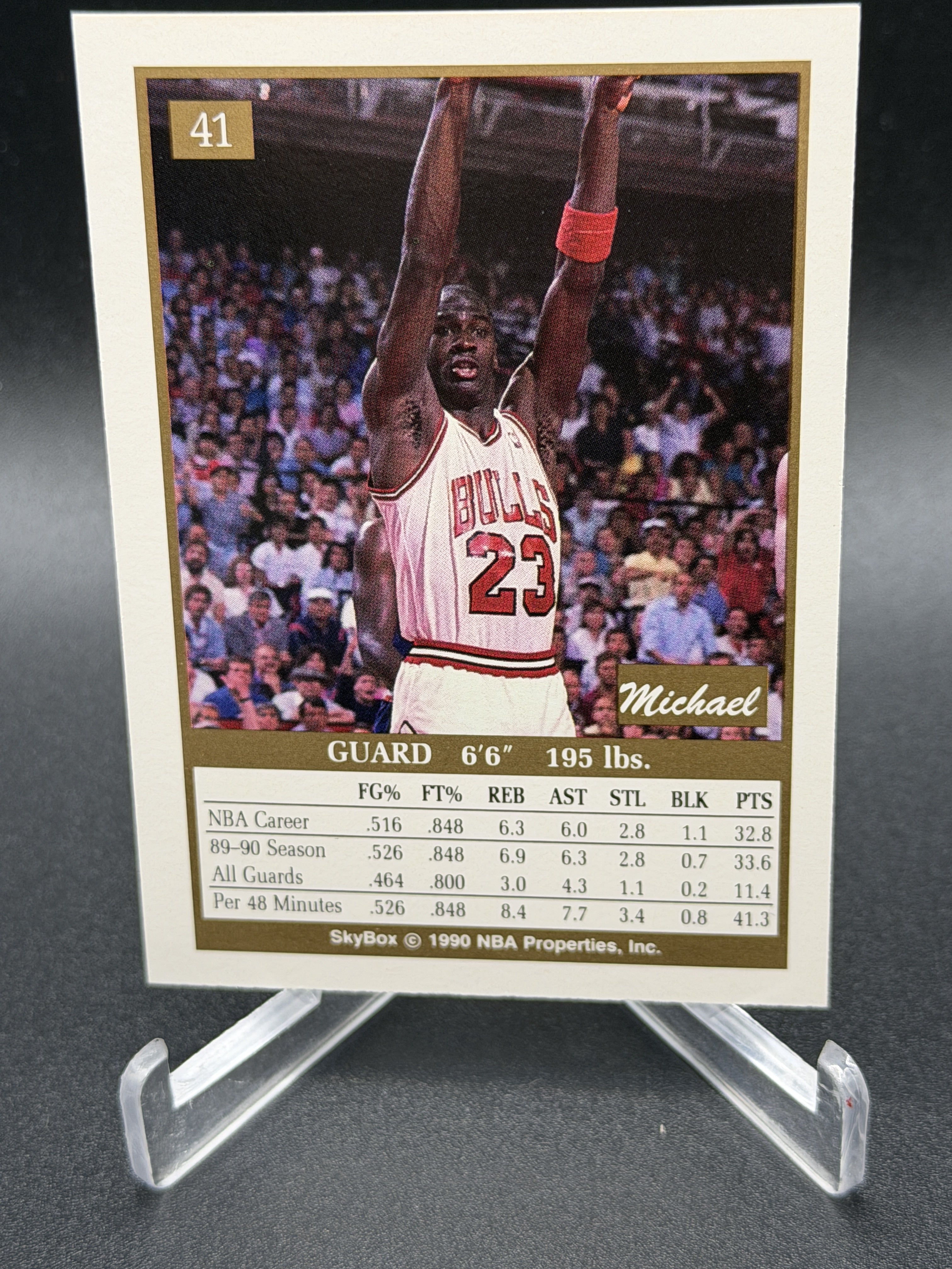 1990-91 SkyBox #41 Michael Jordan Prototype
