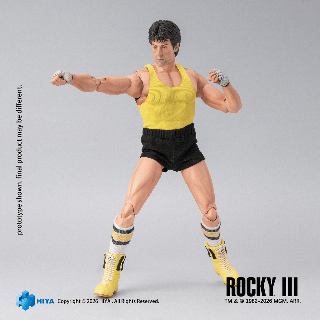 Exquisite Super Series 1/12 Scale 6.3 Inch Rocky III Rocky Boxer Version Action Figure