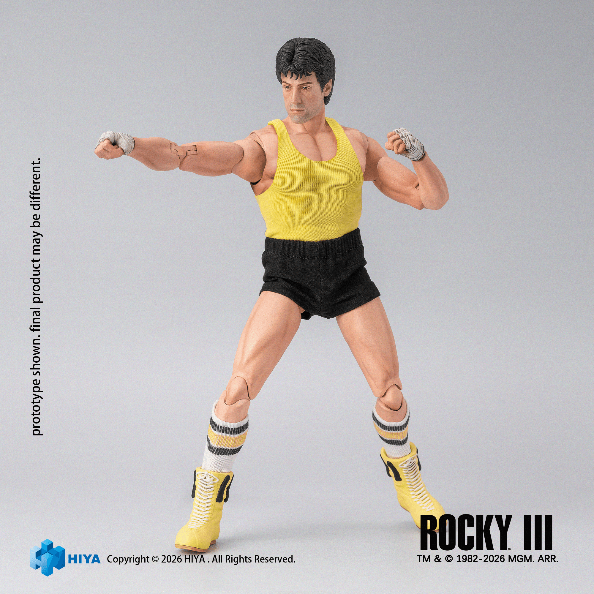 Exquisite Super Series 1/12 Scale 6.3 Inch Rocky III Rocky Boxer Version Action Figure