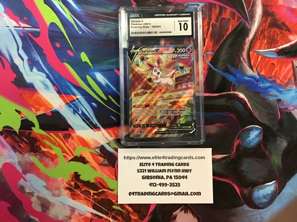 Sylveon V #184 Pokemon Evolving Skies (CGC 10)