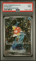 2023 POKEMON PAL EN-PALDEA EVOLVED ILLUSTRATION RARE #203 MAGIKARP PSA 9