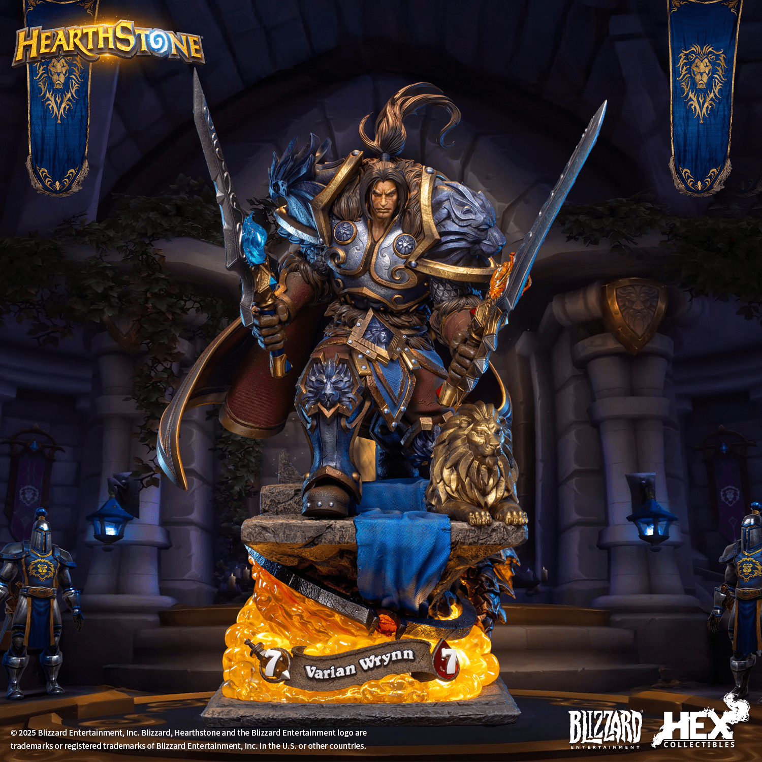 Blizzard Hearthstone® Varian Wrynn 1/6 Scale Premium Statue