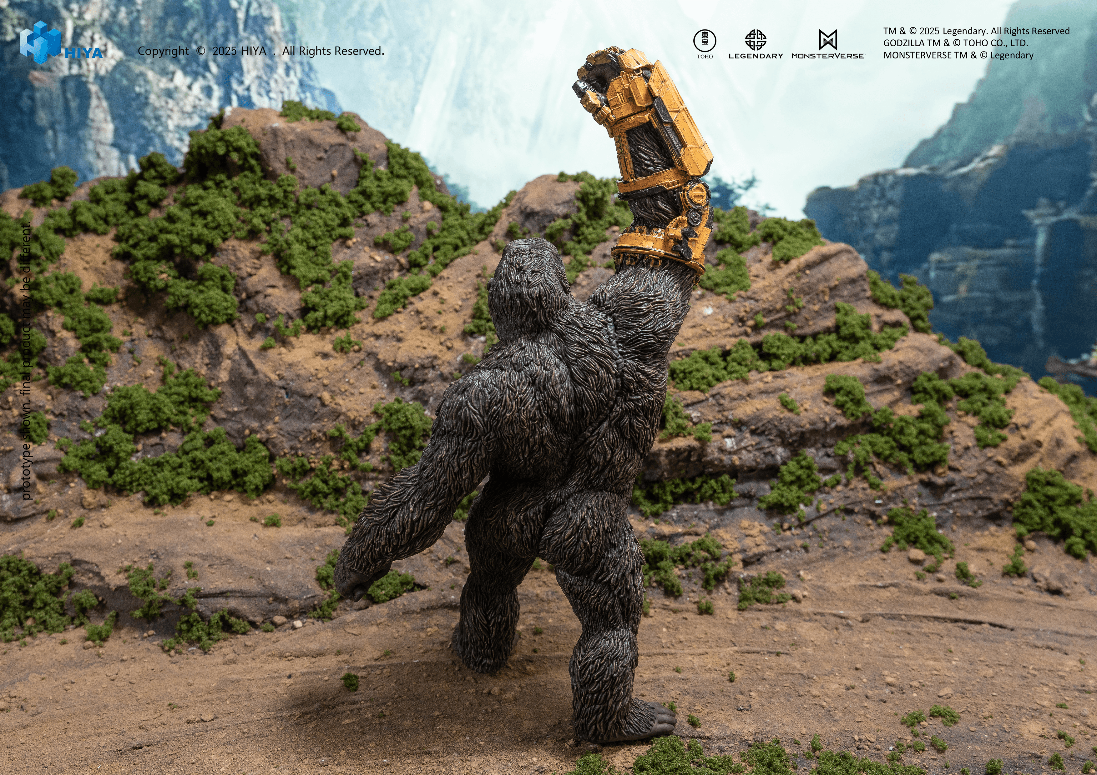 HIYA Stylist Series None Scale 8.7 Inch Godzilla x Kong The New Empire Kong B.E.A.S.T. Glove Version PVC statue