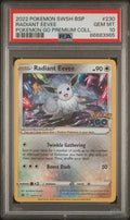 PSA 10 - 2022 POKEMON SWSH BLACK STAR PROMO #230 RADIANT EEVEE POKEMON GO PREMIUM COLL.