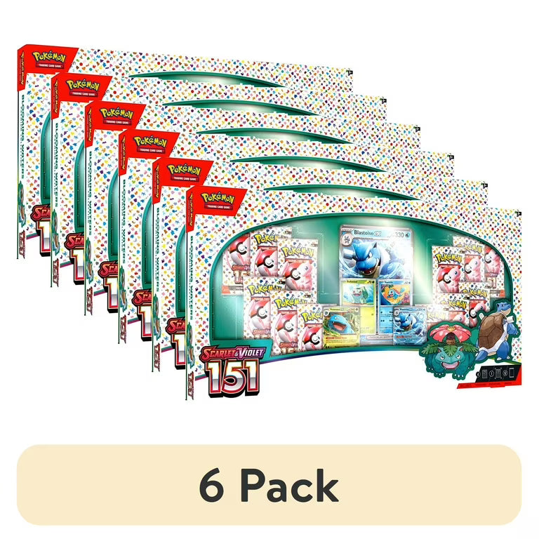Pokémon TCG - Scarlet and Violet - 151 - Blooming Waters Premium Collection Sealed Case of 6
