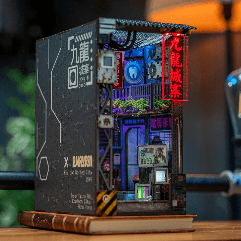Kowloon Walled City 2049 Book Nook Kit(8881300806026)
