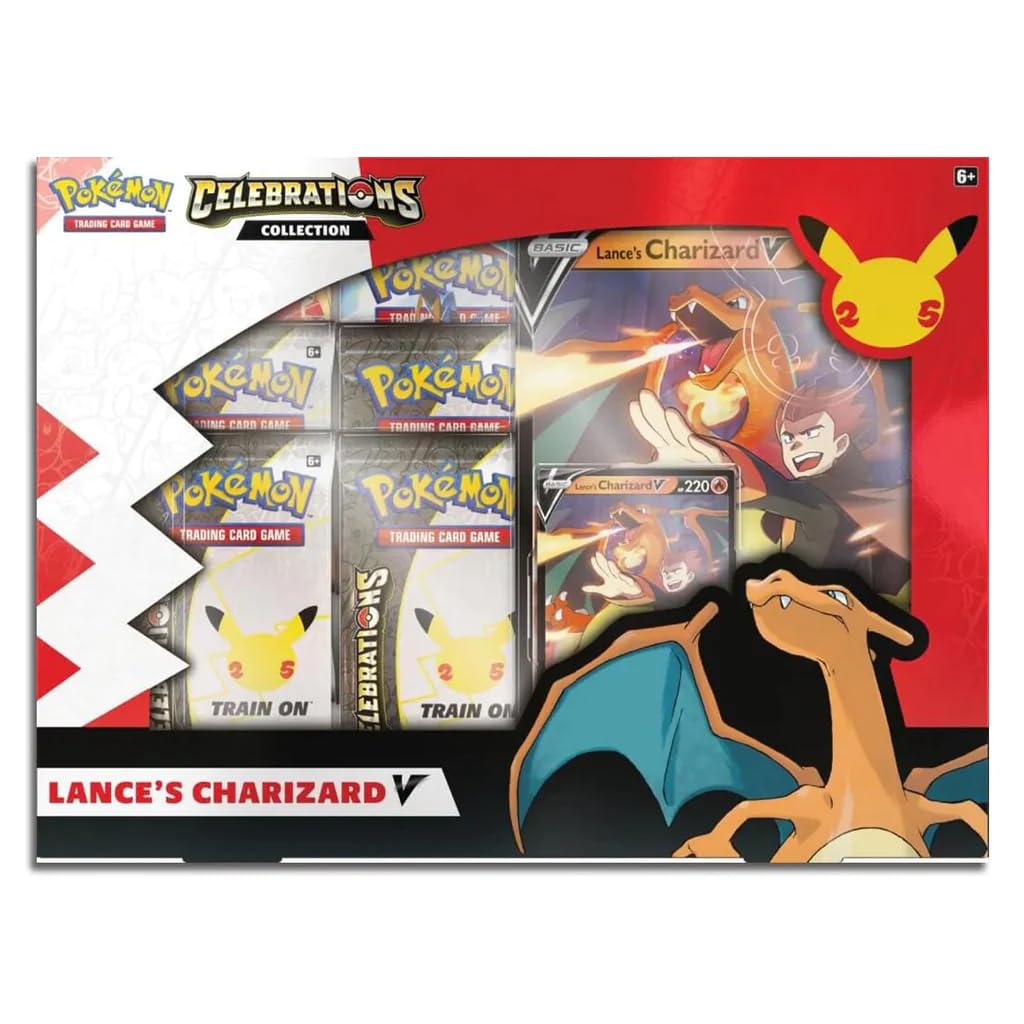 Pokemon TCG: Celebrations Glurak V Kollektionen Booster Box