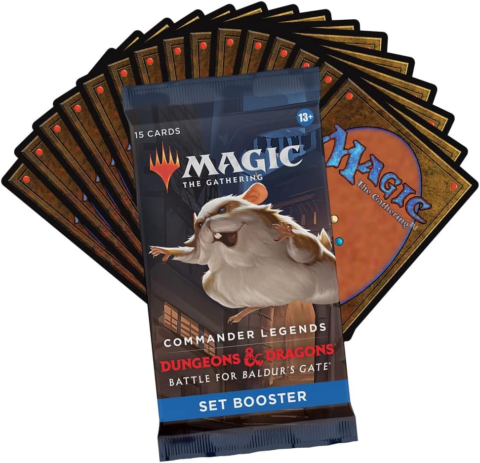 Magic: The Gathering TCG: Commander Legends Battle for Baldur's Gate Set Booster Box - 18 Packs