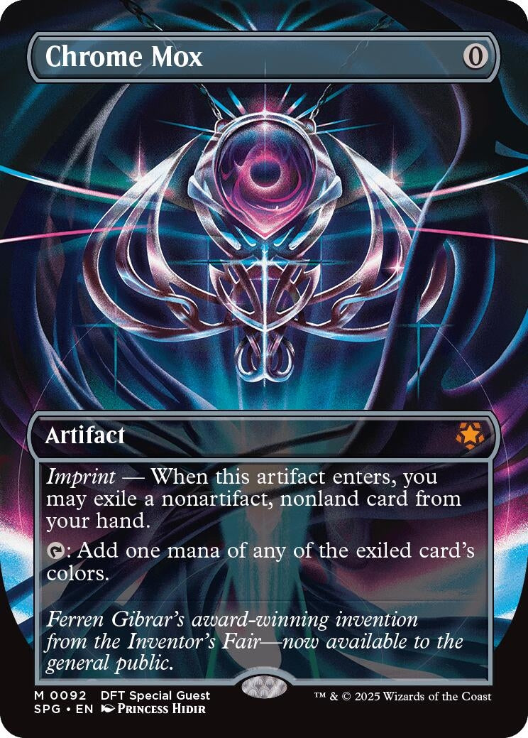 Chrome Mox (Borderless) (92) (Foil) [Special Guests]