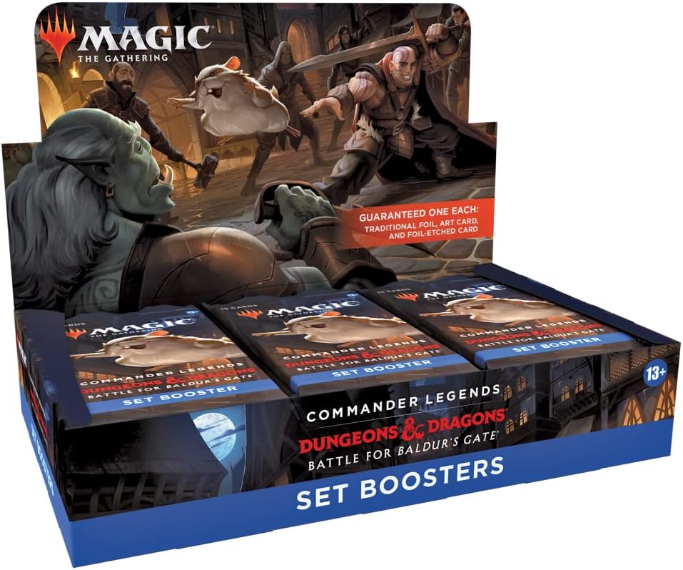 Magic: The Gathering TCG: Commander Legends Battle for Baldur's Gate Set Booster Box - 18 Packs