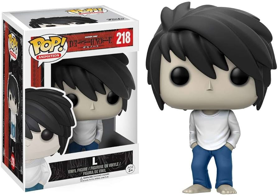 Funko POP! Animation: Death Note - L #218 Vinyl Figure (Pre-Owned, Box Wear)