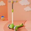 Lifelong Kids Scooter For Boys & Girls| Led Pu Wheels | 4-Level Adjustable Height | Bis Certified | 50Kg Capacity | Tilt-To-Turn