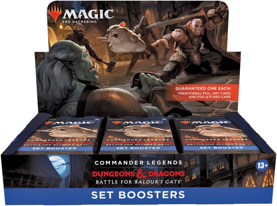 Magic: The Gathering TCG: Commander Legends Battle for Baldur's Gate Set Booster Box - 18 Packs