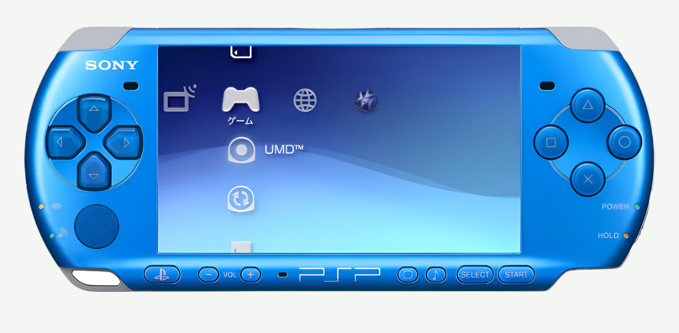 Sony PlayStation Portable PSP blue Model 2000 Handheld Console (Japanese)