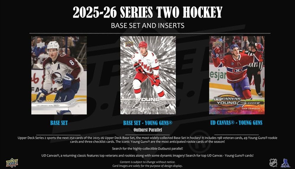 Upper Deck: 2025-26 Series 2 Hockey NHL Tin Box