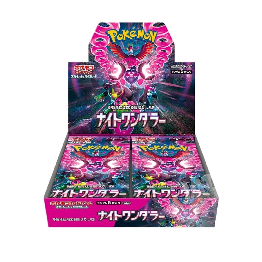 Pokémon-Sammelkartenspiel Karmesin & Purpur Erweiterungspack Nachtwanderer Box (japanische Version)