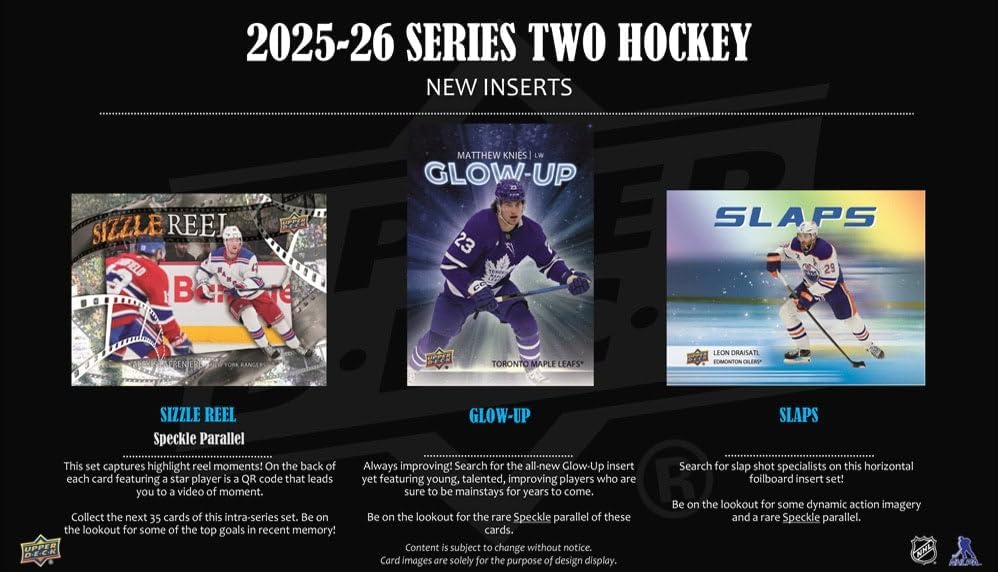 Upper Deck: 2025-26 Series 2 Hockey NHL Tin Box