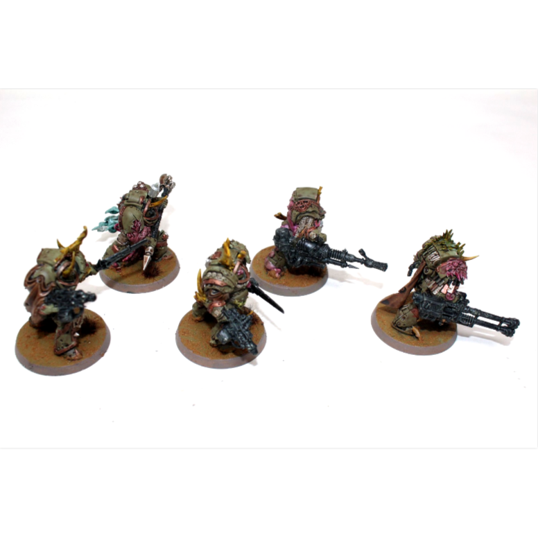 Warhammer Death Guard Blightlord Terminators Well Painted JYS58