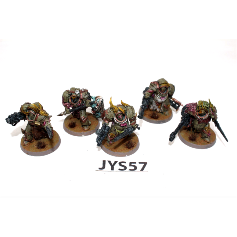 Warhammer Death Guard Blightlord Terminators Well Painted JYS58