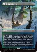 Misty Rainforest (Borderless) (111) (Foil) [Special Guests]