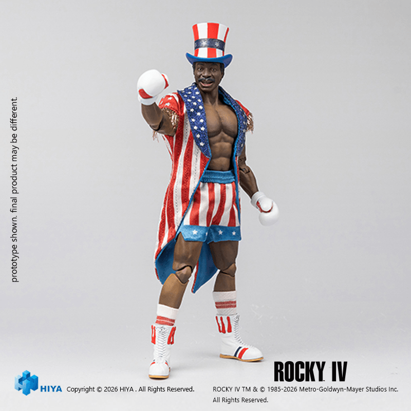 1/12 Scale 6 Inch Rocky IV Apollo Action Figure