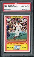 1981 Drake's Carl Yastrzemski #1 PSA 10